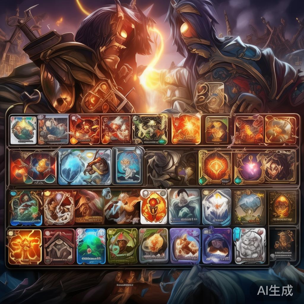 游戏内设有丰富的卡牌系统，玩家可以通过任务、活动或